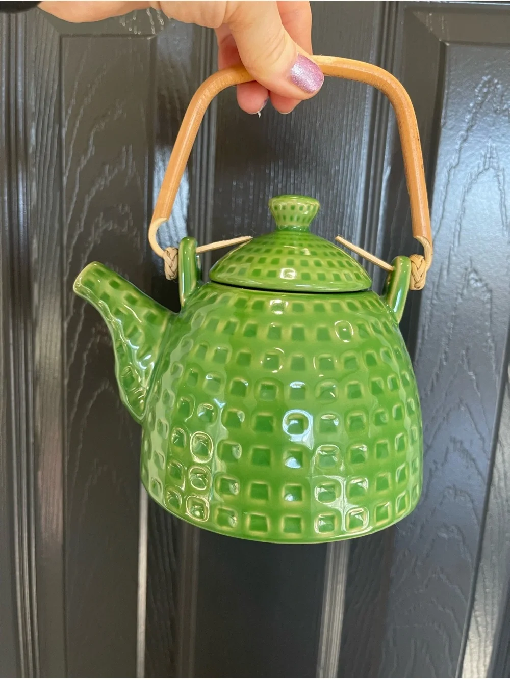 Pier 1 glossy green